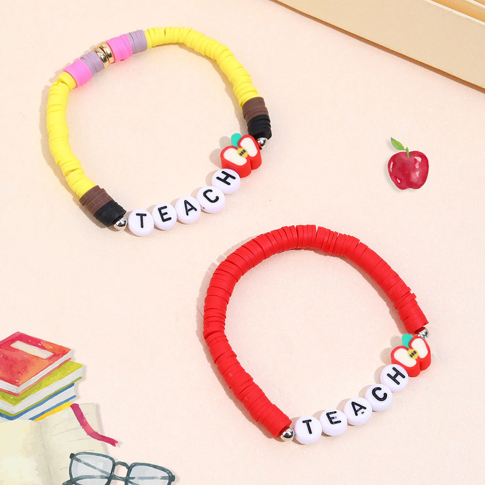 Fruit Clay Bead Bracelets 