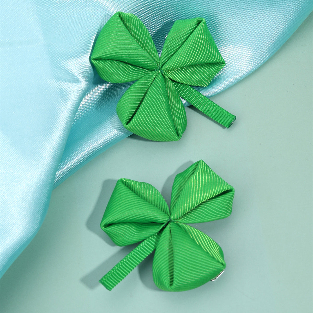 Shamrock Hair Clip - Ribbon