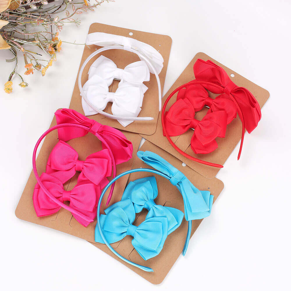 Bow Hairpin Red Girls, Red Hair Bow Clip Ribbon