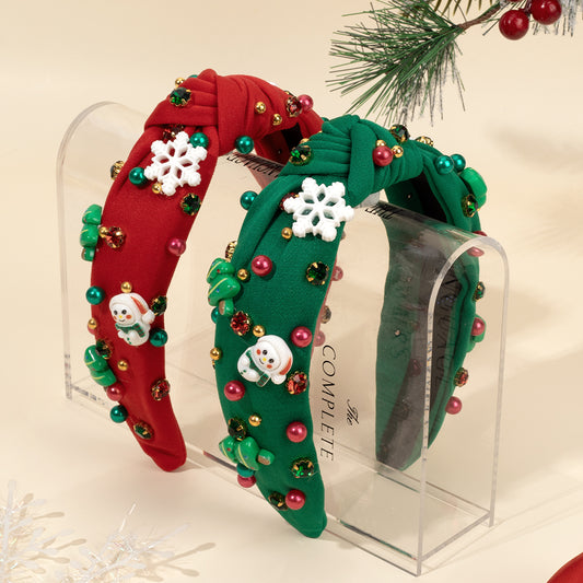 1pc Red Green Christmas Headband