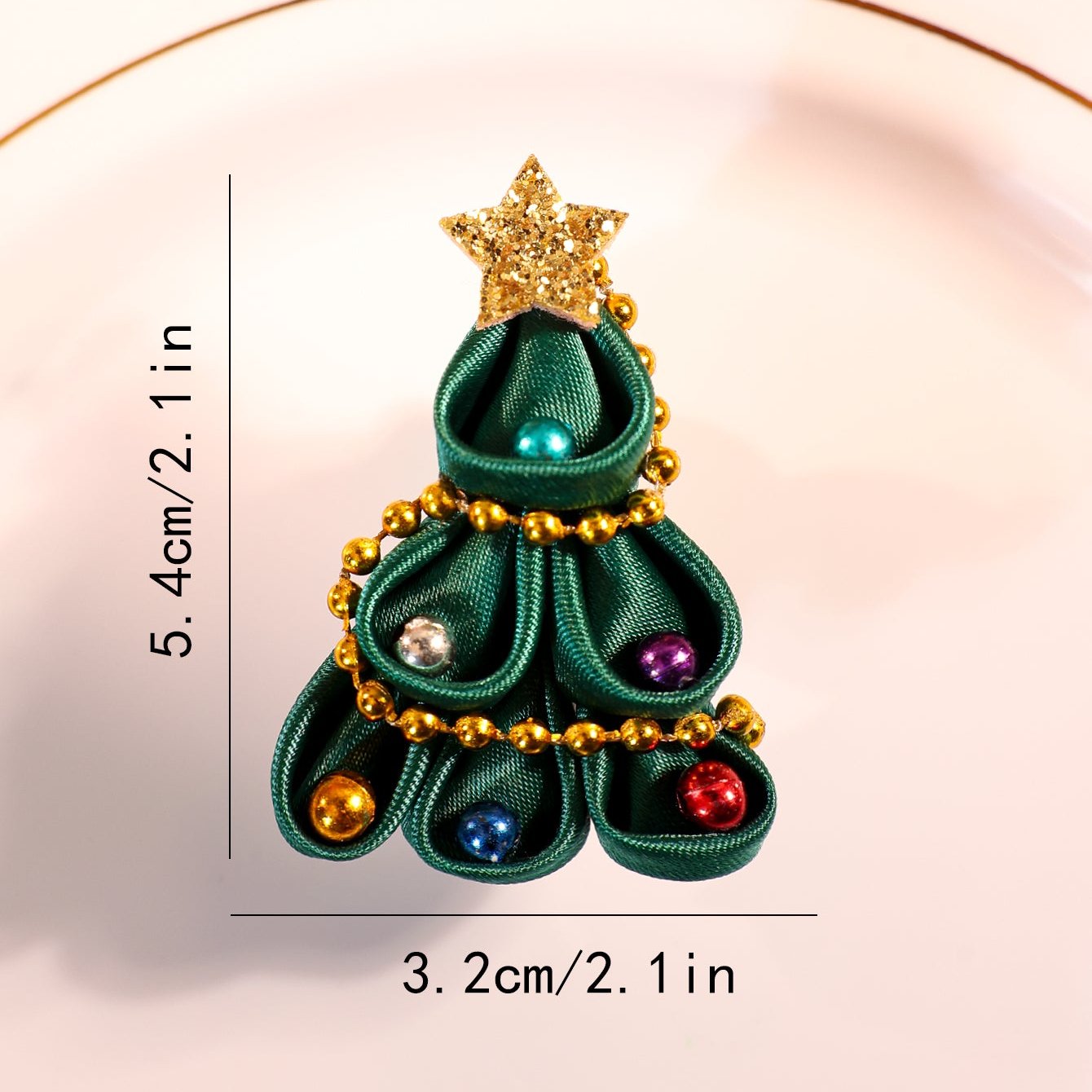 20pairs Christmas Tree Hair Clips