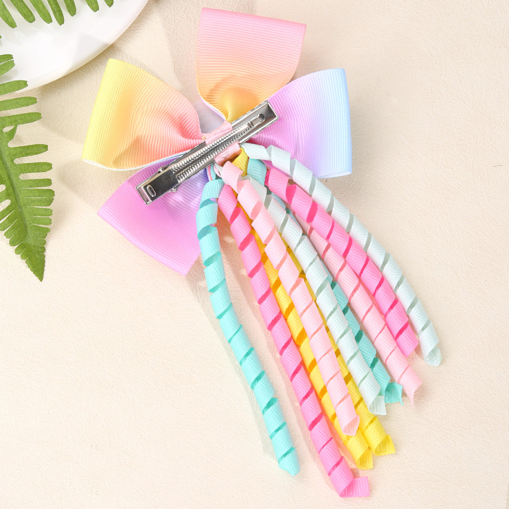 20Pcs Curly Hair Bow Clips for Girls