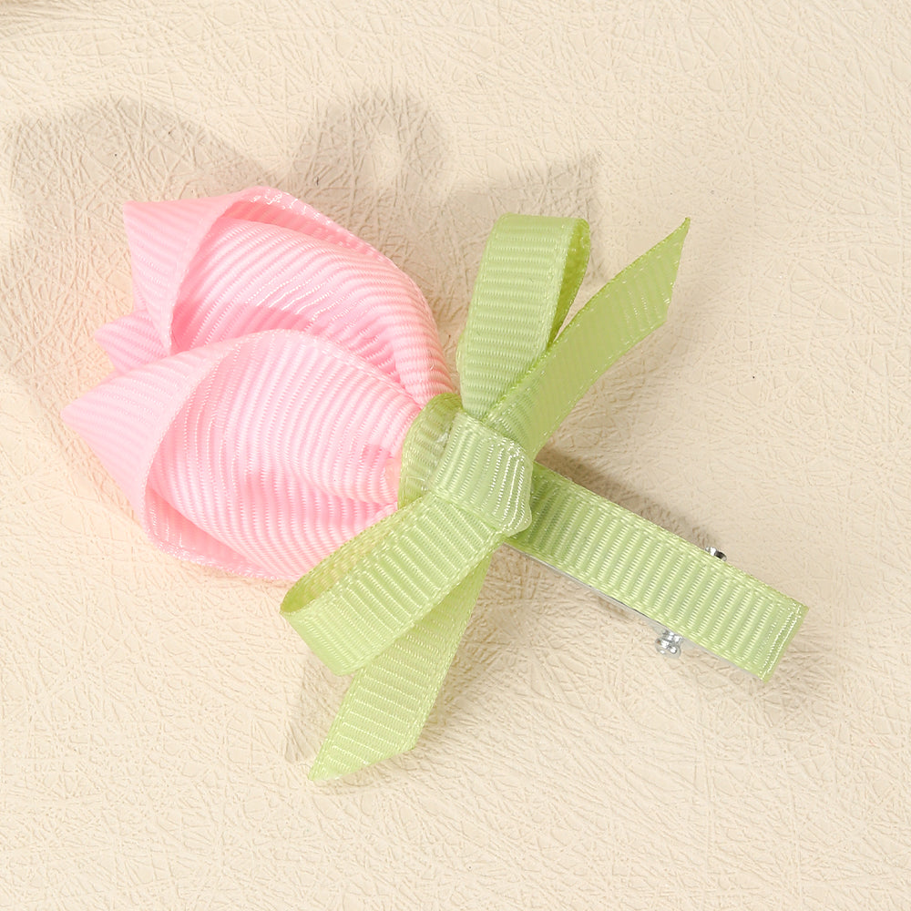 20Pairs Handmede Flower Hair Clips for kids