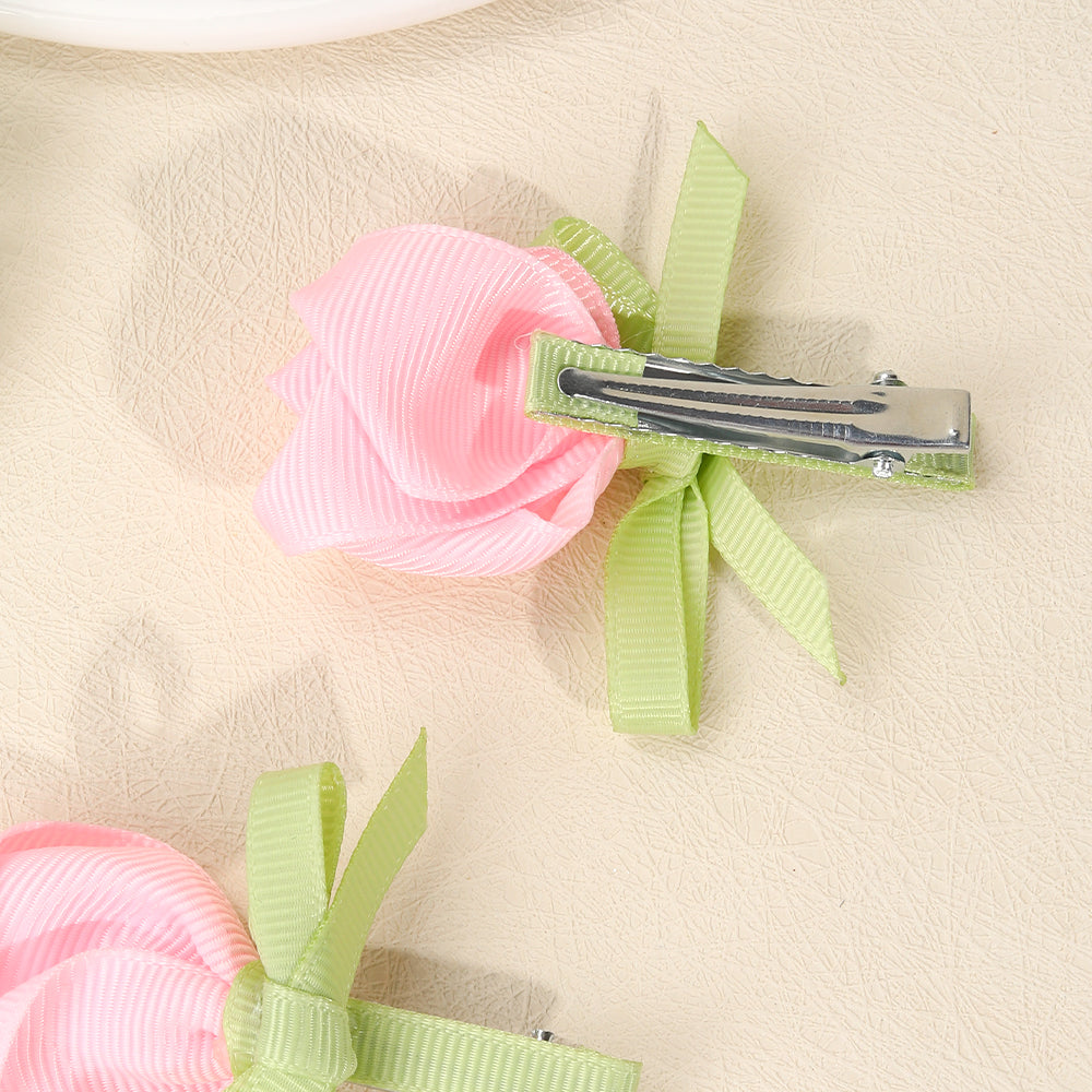 20Pairs Handmede Flower Hair Clips for kids