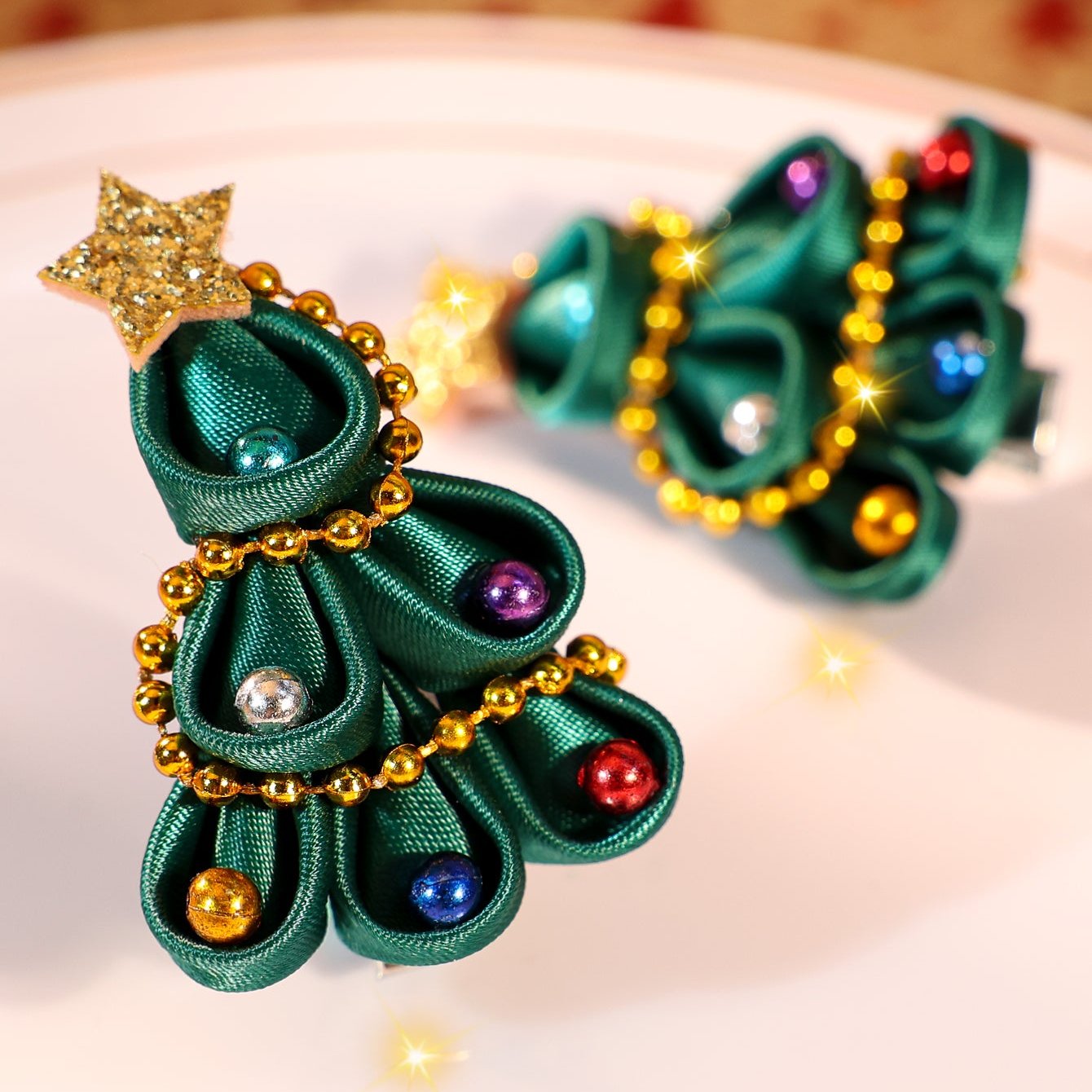 20pairs Christmas Tree Hair Clips