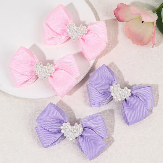 3.2" Solid Color Hair Bows