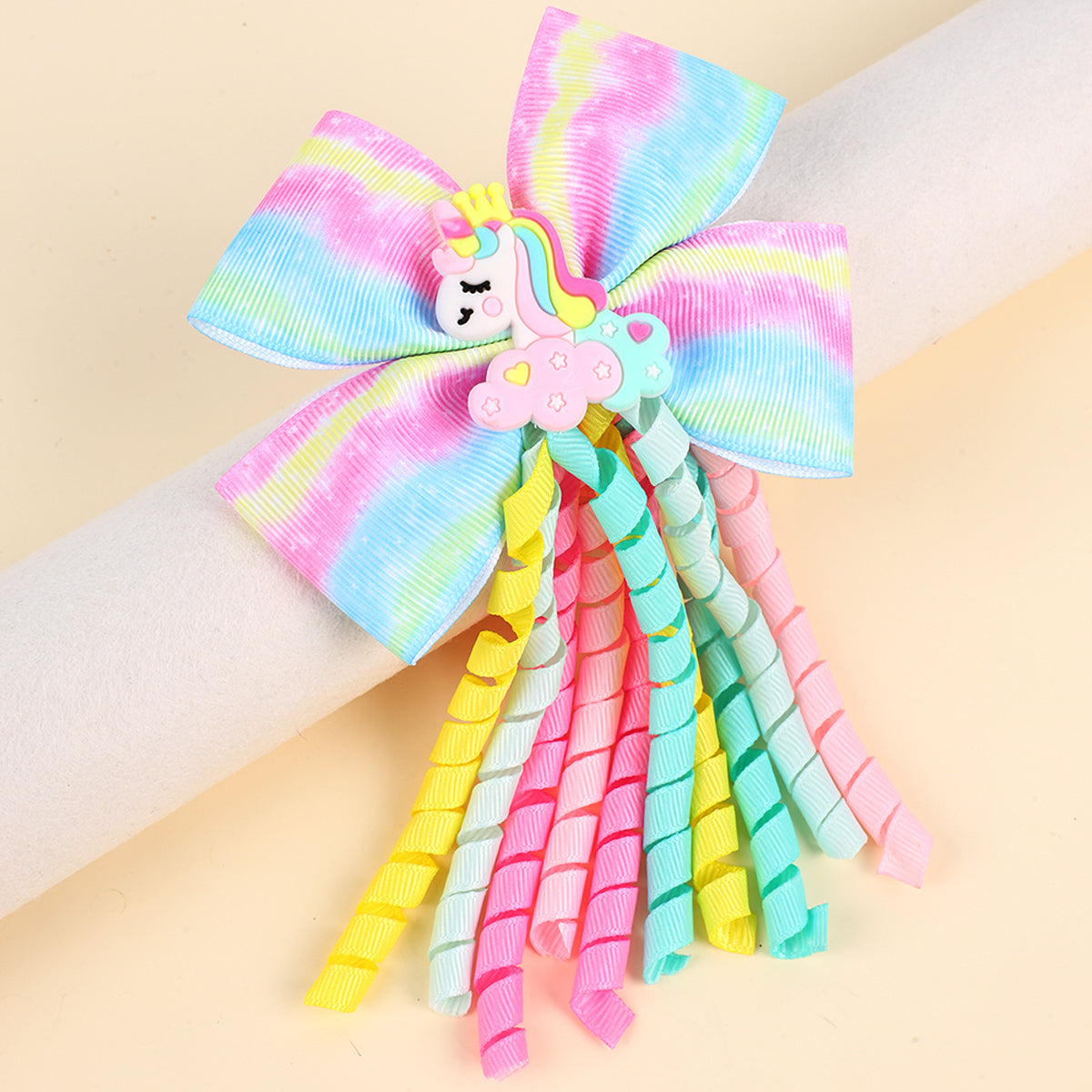 20Pcs Curly Hair Bow Clips for Girls