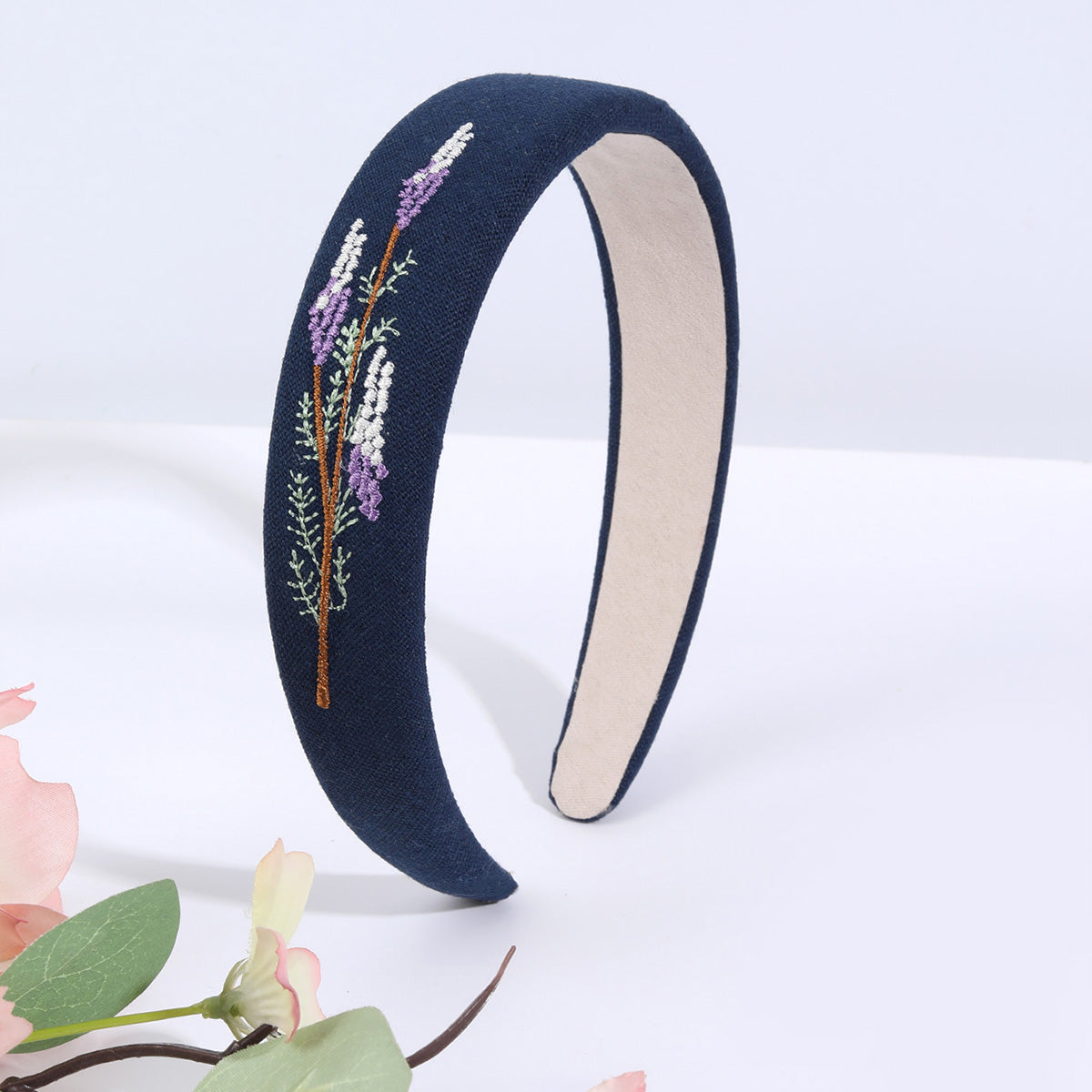 1pc Embroidery Flower Headband for Women