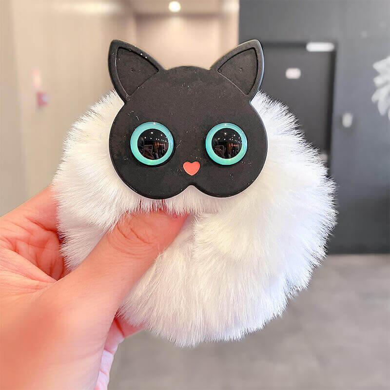 Cute Cat Plush Hair Ties Scrunchies cnhairaccessories