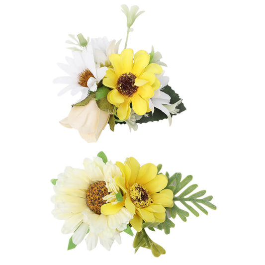 Sunflower Baby Girl Hair Clips