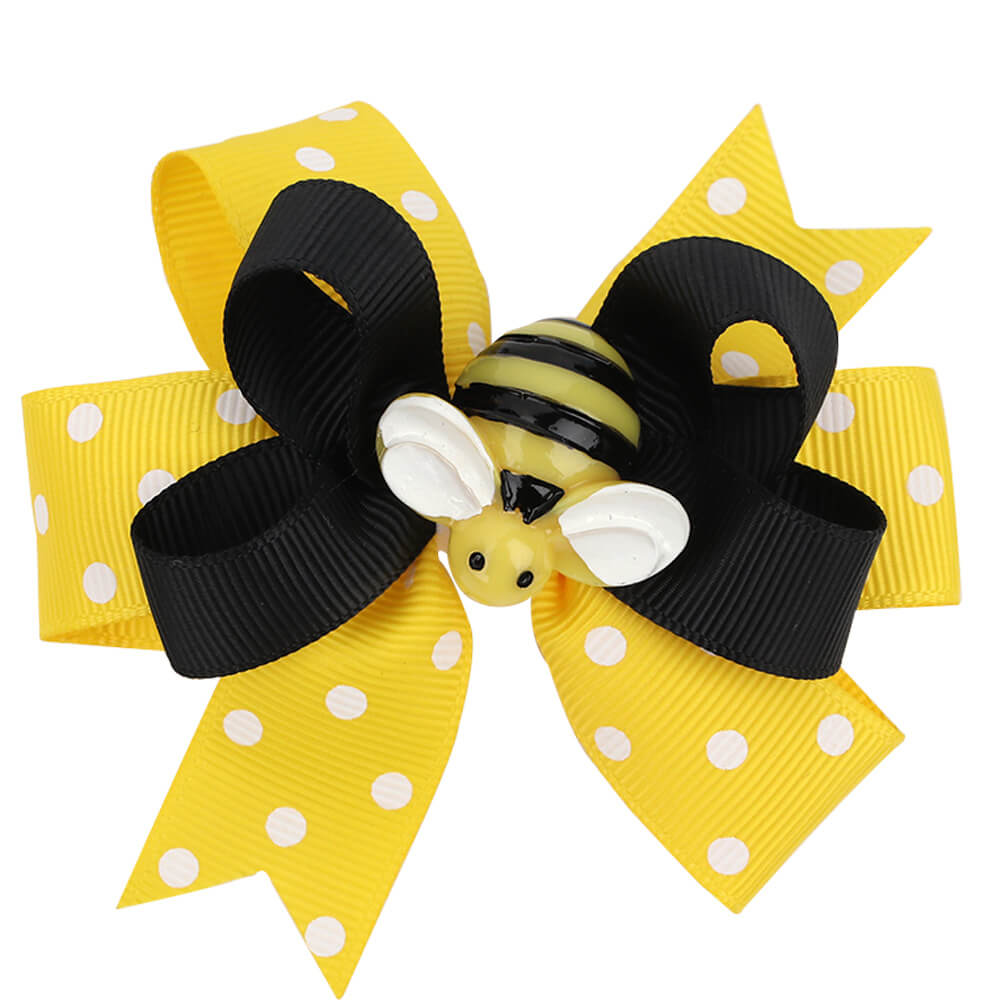 Buy Yellow Bee Yellow Bee Girls Beige & Gold-Toned Bow Embellished