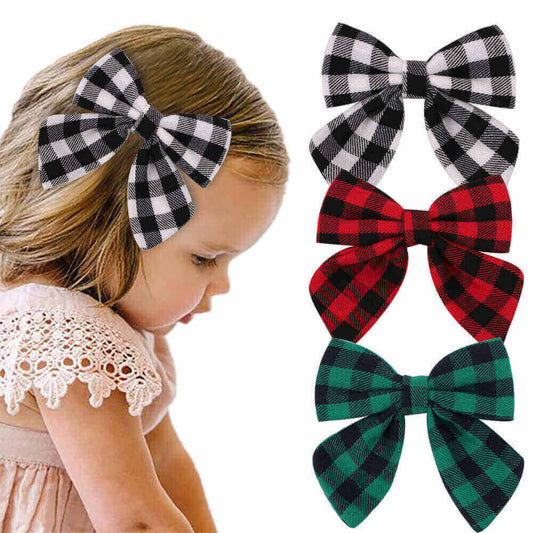 Grids Sailor Bows Large Cheer Bows